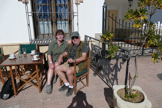 Coffee break in  Sierra Nevada.