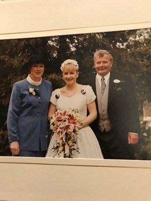 Sarah and Petes wedding 5 April 1997 