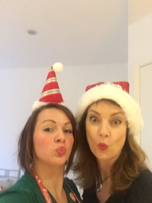 Christmas fun with Daughter-in-Law Karen