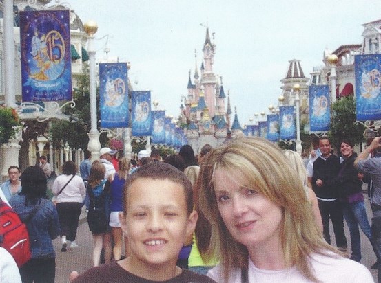 My Rach, at Euro Disney (from Josh's photos)