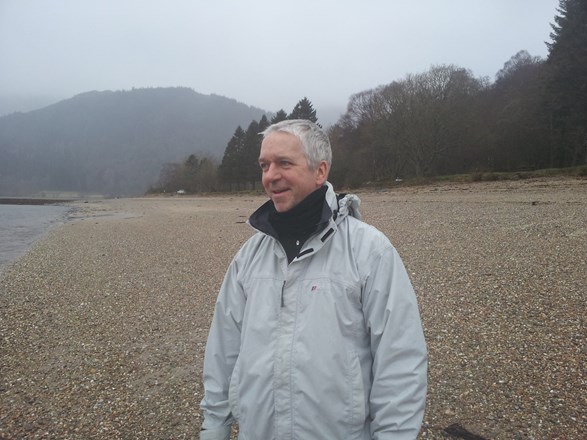 Ross at Ardintinny beach