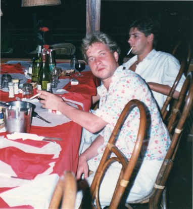 Frank in Boracay, Phillipines in 1989