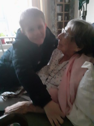 Granny Win with Alfie, with love xxxx