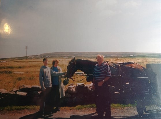 Trip to Aran with mom and paddy 