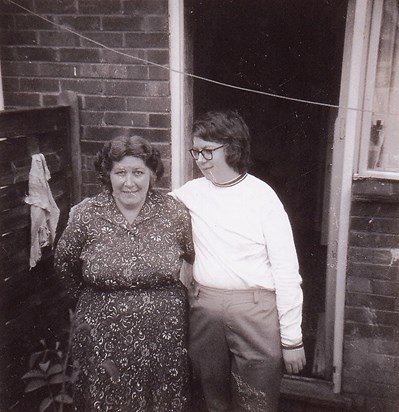 Mum with younger brother Keith