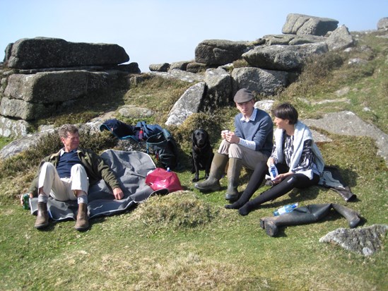 Richard, Wilson and Eva - Dartmoor