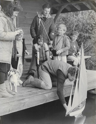 Model boat launch 1986