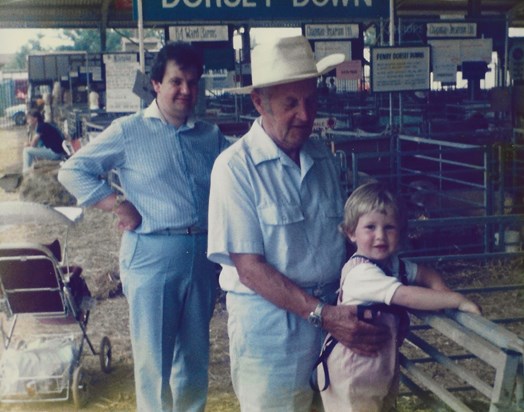 John, his Dad “Jack” and eldest son, Spencer