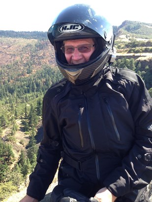 Aug 2014 - John on a road riding trip 
