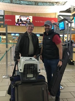 February 2018 - matt leaving for Toronto 