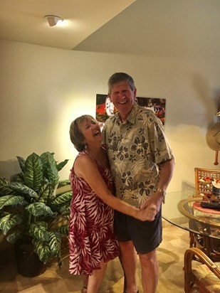 October 2019- some laughs in Hawaii before the Luau 