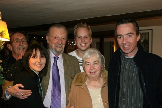 Maureen, Peter, Frank, Steve, Lisa & Matt - at Franks 70th Birthday celebrations 