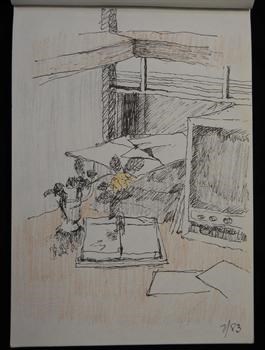From a sketchbook of Anne Maciver-3 7/83