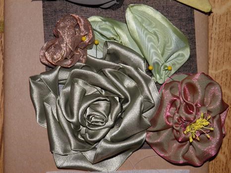 From the fabric flower series