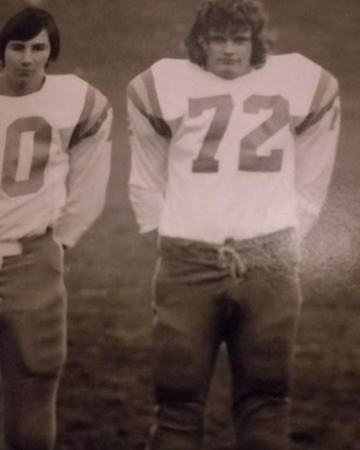 Dad in his football days 