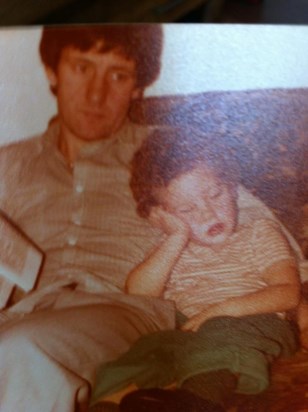 me and my dad in the old days