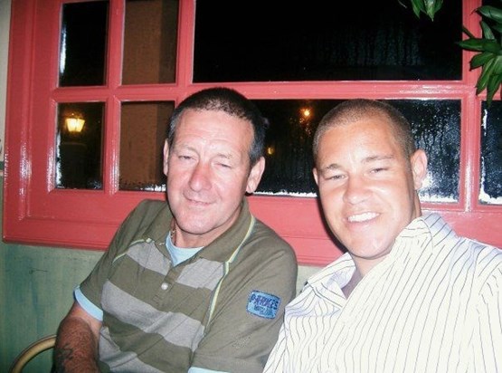 me and my dad in dominican republic