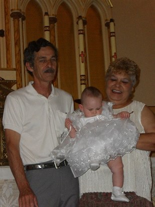 MY MOM AND STEPDAD AND BABY NIECE DANIKA