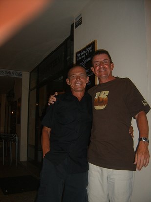 Friends Forever ! Alan & George Lanzarote 2007
