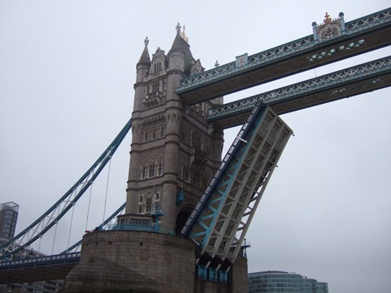 Tower Bridge on Saturday 14th November, 2015 in the Lord Mayor’s Show Flotilla
