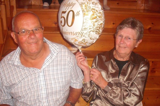 Bill and Margaret on their 50 th Wedding Anniversary 1st October 2010