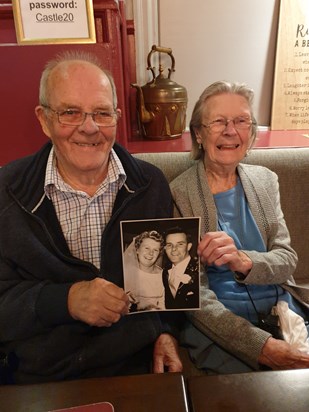 60th Wedding Anniversary 1st October 2020 Castle Tavern Pub