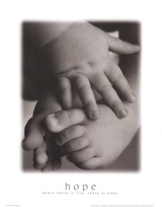 F102387~Hope Baby Hands and Feet Posters