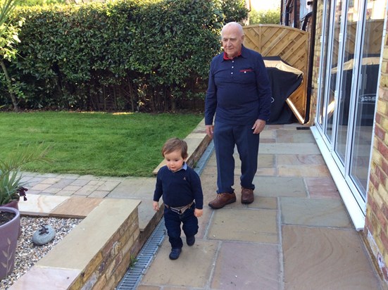 Play rugby with me Granddad!