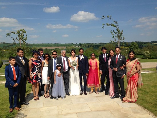 Rajat and Rebecca’s wedding, May 2018