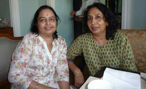 Alka Di and Pratima in Mumbai