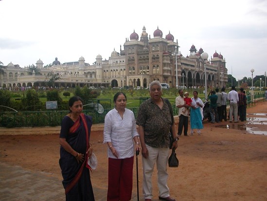 With Lily in Mysore