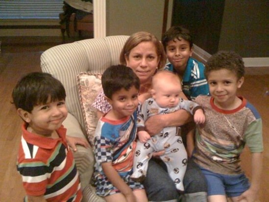 Nana with grandsons