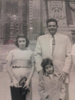 Lupe with parents, Esperanza Jarquin & Vicente Augustine Peralta