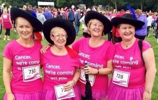 ‘The Four Musketeers’ in the Race For Life 2014