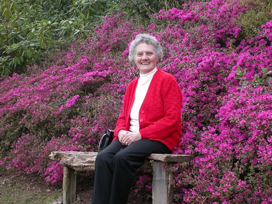 Joyce's 80th birthday in 2003 at Leonardslee
