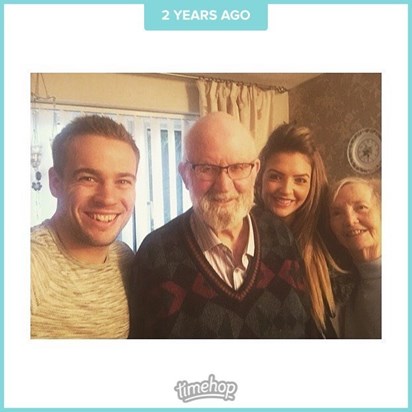This came up on my timehop today Nanna, when me & Ben came to visit you & Grandad ???? Xxxx