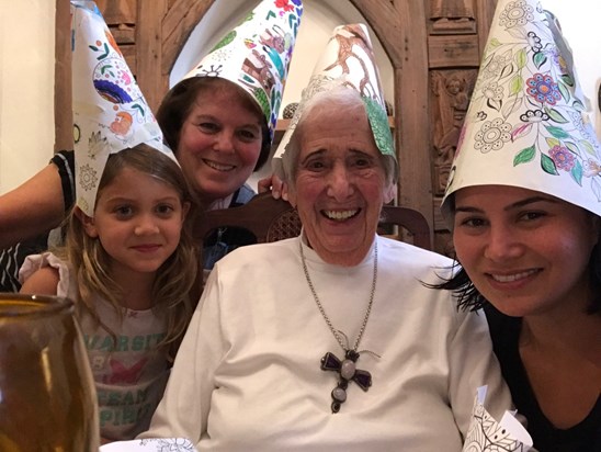 Birthday fun and handmade hats with Kristen, Jordana and Jan