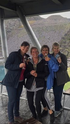 zip wire in North wales 2019 to celebrate our 50th year Amazing Weekend 