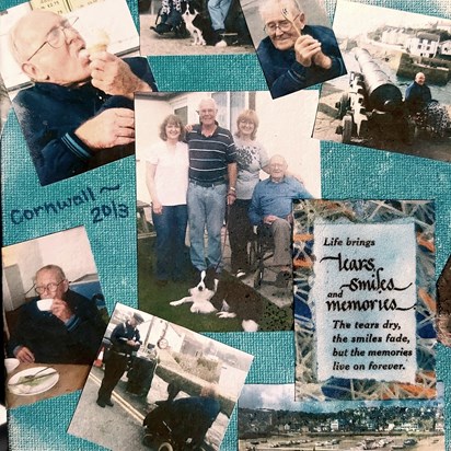 Our last visit to Cornwall with dear Colin & Barb. We made some lovely memories on that trip and Megan looked after you ????
