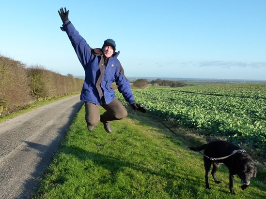 Jumping for joy 