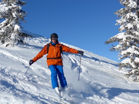  John loved our holidays in Austria, enjoying the mountain off piste 