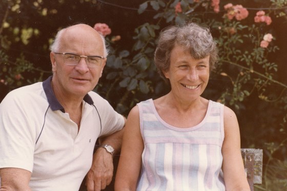 Bill and Elizabeth, Isle of Wight 1982