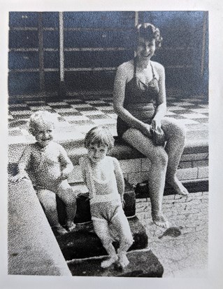 Swimming lessons at Burnley baths