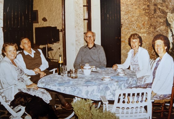 Visiting Annick and Jean-Jacques in France, 1982