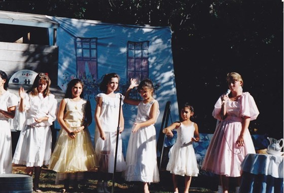 Little Patz in a production of "Oklahoma"