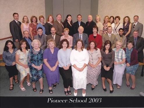 Patz in Pioneer School 2003