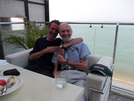 Dad and me in Koh Samui