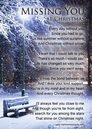Christmas without you.