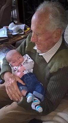 Meeting Great Grandson, Dylan ❤