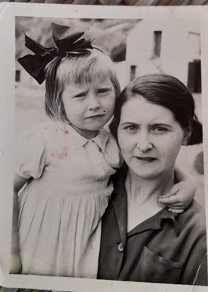 Kath with her mum